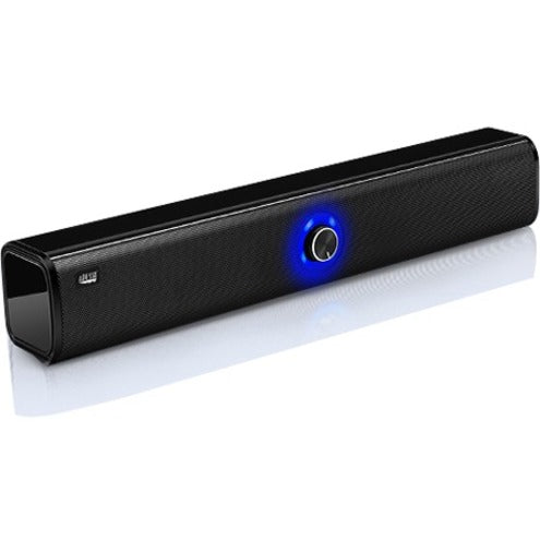Adesso Xtream S6 Portable Bluetooth & Aux Sound Bar Speaker - 10W x 2 -Black - 3.5mm - Rechargeable Battery - Volume Control Knob - Wired/Wireless Adesso Xtream S6 Portable Bluetooth & Aux Sound Bar Speaker - 10W x 2 -Black - 3.5mm - Rechargeable Battery - Volume Control Knob - Wired/Wireless